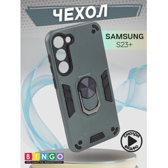 Бампер Bingo Warrior для SAMSUNG S23+ Зеленый