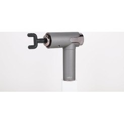 Перкуссионный массажер Miru BM-19 (4 насадки, серый)