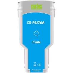 Картридж струйный Cactus CS-F9J76A 727 XXL голубой (300мл) для HP DJ T920/T930/T1500/T1530/T2500/T2530