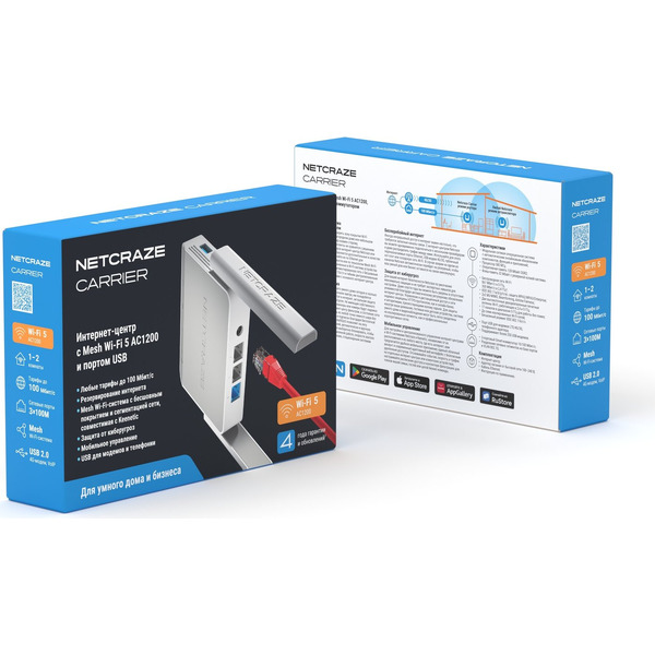 4G Wi-Fi роутер Netcraze Carrier NC-1721