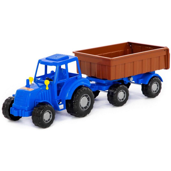 Трактор Полесье Мастер с прицепом №1 84774 (синий)