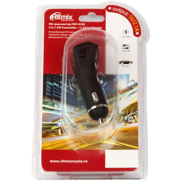 FM модулятор RITMIX FMT-A740