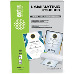 Пленка для ламинирования Cactus CS-LPGA5100100