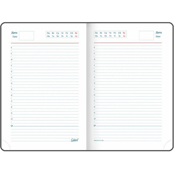 Ежедневник GALANT недатированный Ritter 114465 (красный)