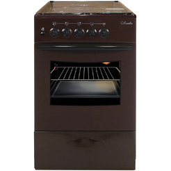 Плита газовая Лысьва ГП 400 М2С-2у (коричневый, стеклянная крышка)