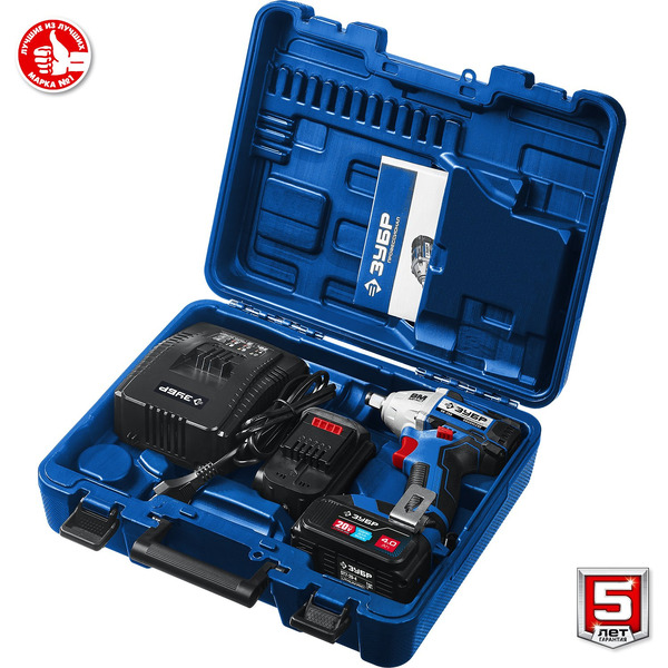 Гайковерт Зубр GB-250-42 (с 2-мя АКБ, кейс)