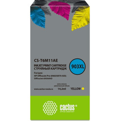 Картридж струйный Cactus CS-T6M11AE №903XL (желтый)