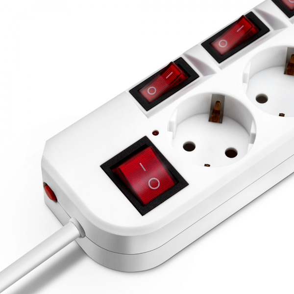 Сетевой фильтр Buro 500SH-5-SW-W