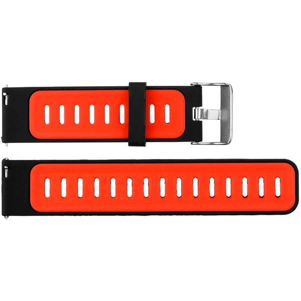 Ремешок Bingo Double для Amazfit GTR 47mm Черный с красным
