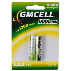 Аккумулятор GMCELL ААА HR03 1000 mAh BP2