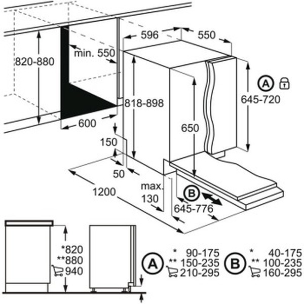 Посудомоечная машина AEG FSR52917Z