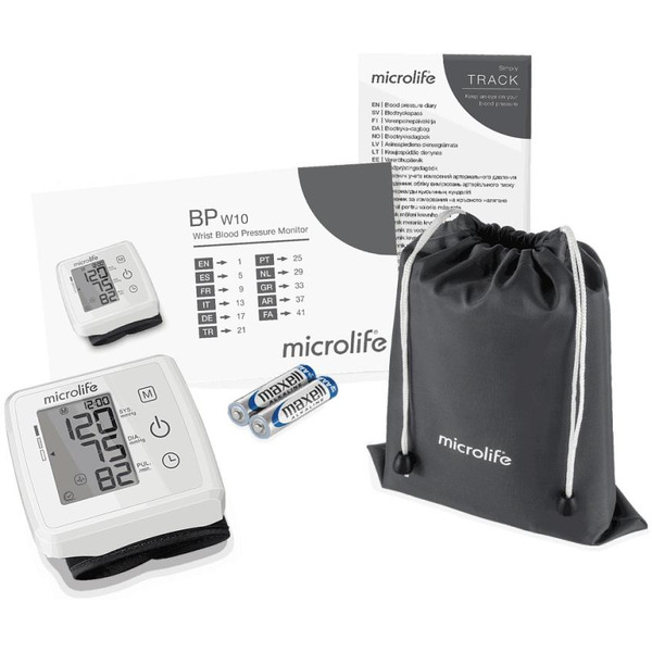 Прибор на запястье для измерения артериального давления электронный MicroLife BP W10 Basic