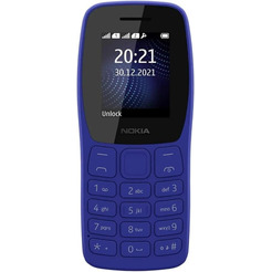 Телефон Nokia 105 Dual sim синий (TA-1416)