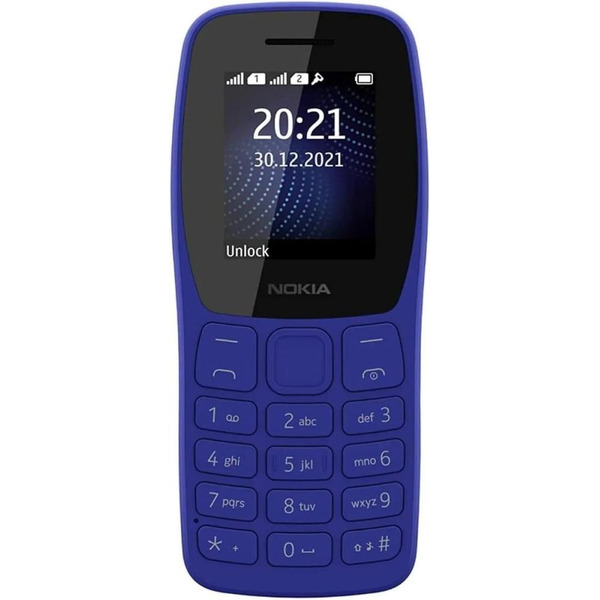 Телефон Nokia 105 Dual sim синий (TA-1416)