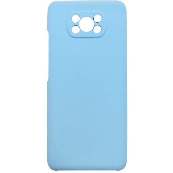 Накладка Case Matte Lux для Xiaomi Poco X3 (голубой)