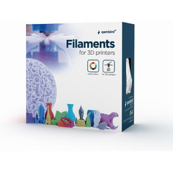 Филамент Gembird 3DP-ABS1.75-01-W (белый)