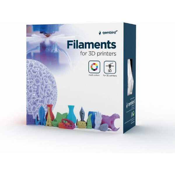 Филамент Gembird 3DP-ABS1.75-01-W (белый)