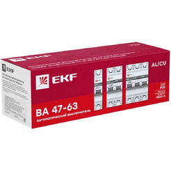 Выключатель автоматический EKF PROxima ВА 47-63 1P 63А (C) 4,5kA