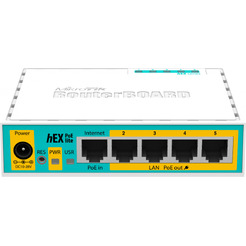 Маршрутизатор Mikrotik hEX PoE lite (RB750UPr2)