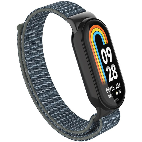 Ремешок Bingo Nylon для Xiaomi Mi Band 8 Серый