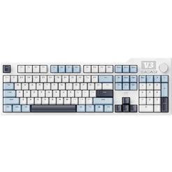 Клавиатура AJAZZ AK35I V3 Sea Salt Switch (синий/белый/черный)