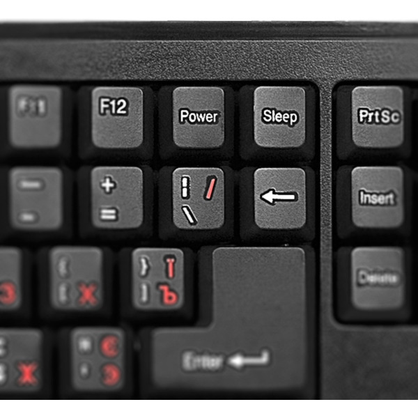 Клавиатура SVEN Standard 303 Power USB+PS/2 черный