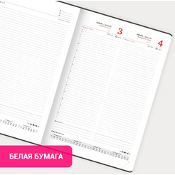 Ежедневник Brauberg 117240 (бордовый)