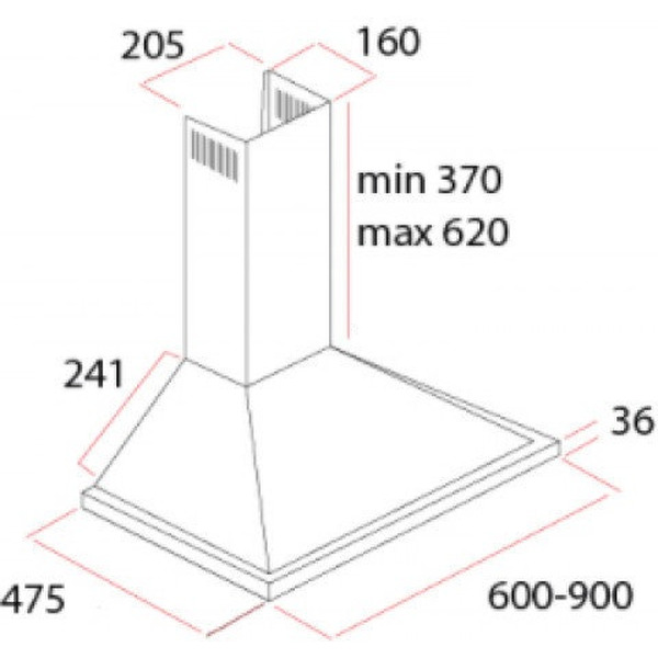 Вытяжка SCHTOFF Haus 60 white