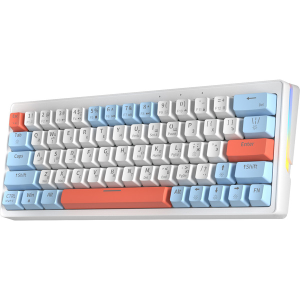 Клавиатура Cyberlynx ZA63 Pro (White,blue,orange, TNT Yellow)