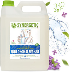 Средство биоразлагаемое для мытья стекол, зеркал и бытовой техники Synergetic 5л (107500)