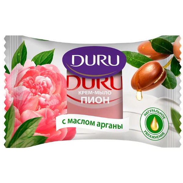 Крем-мыло DURU Пион с маслом арганы 80г