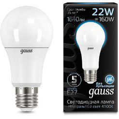 Светодиодная лампочка Gauss LED A70 E27 22 Вт 4100 К 102502222
