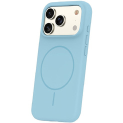 Бампер Bingo Silicone Magnetic для APPLE iPhone 17 Pro Max Голубой