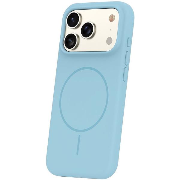 Бампер Bingo Silicone Magnetic для APPLE iPhone 17 Pro Max Голубой