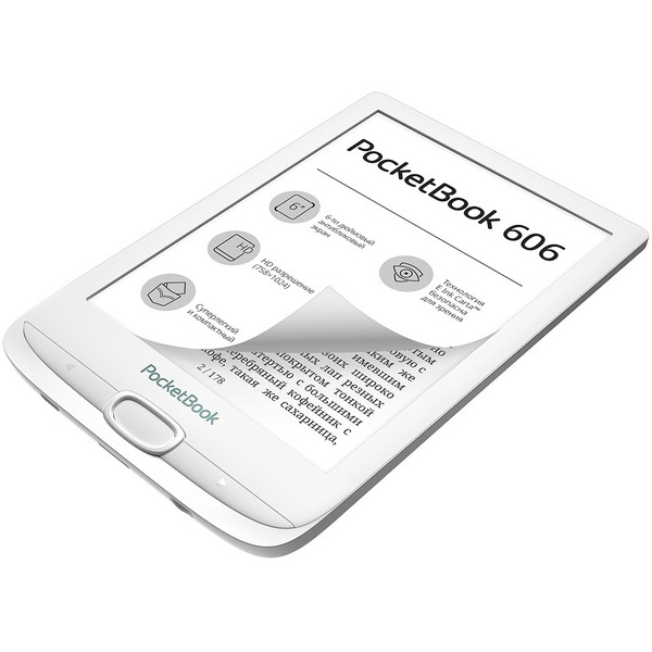 Электронная книга PocketBook 606 (белый)