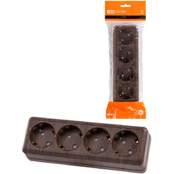 Розетка TDM Electric Ладога SQ1801-0331