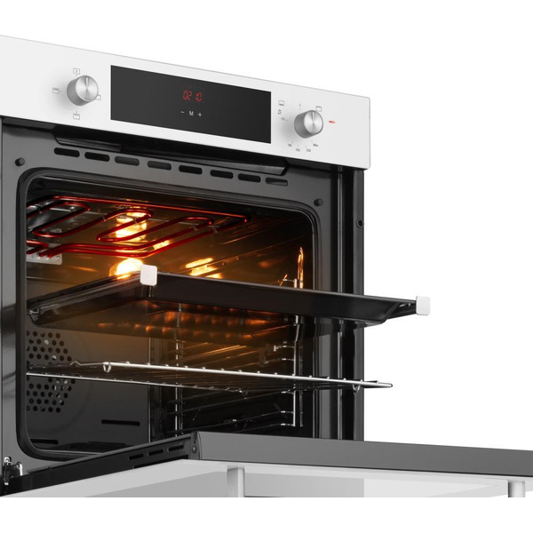 Газовый духовой шкаф Weissgauff WGO 702 D White Glass