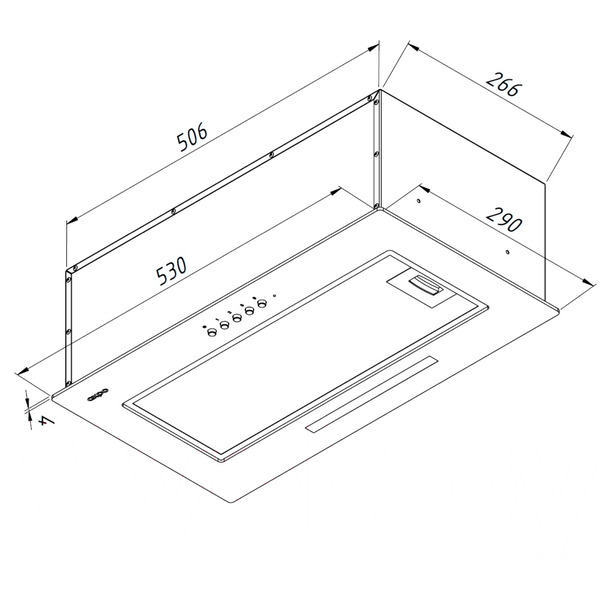 Кухонная вытяжка Akpo Mio Eco II 60 WK-4 (белый)