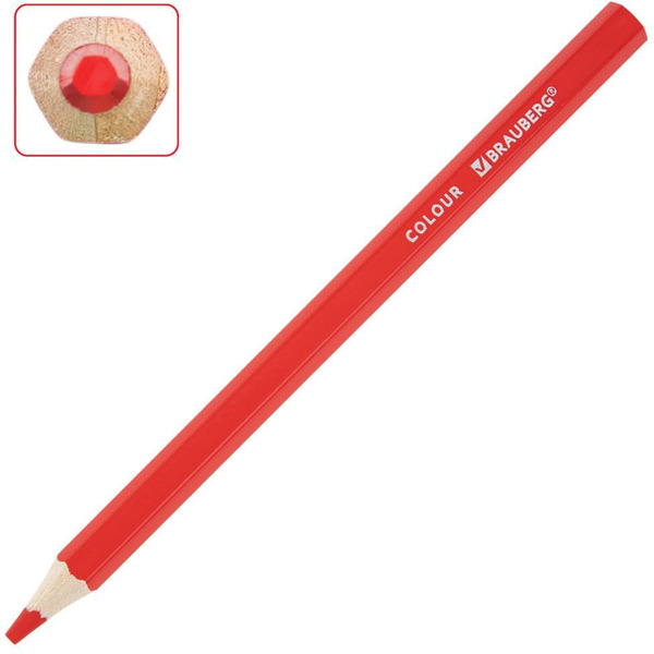 Карандаши цветные утолщенные BRAUBERG KIDS 181879 (24 шт)