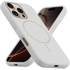 Бампер Bingo Silicone Magnetic для APPLE iPhone 16 Pro Max Белый