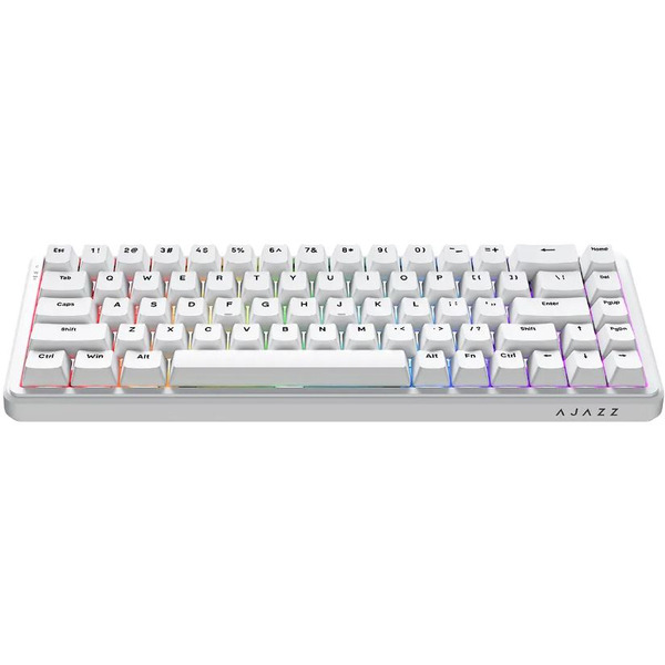 Компьютерная клавиатура AJAZZ AK680 MAX (8+1K) белые клавиши