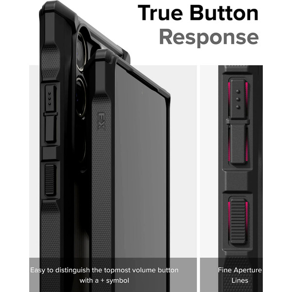 Чехол Ringke FUSION X для Galaxy S24 Ultra BLACK