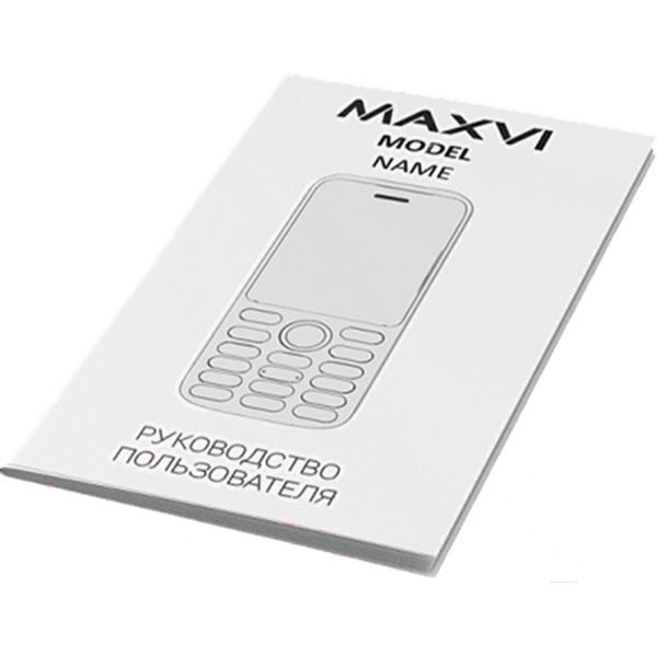 Мобильный телефон MAXVI C27+ ЗУ WC-112 (черный)