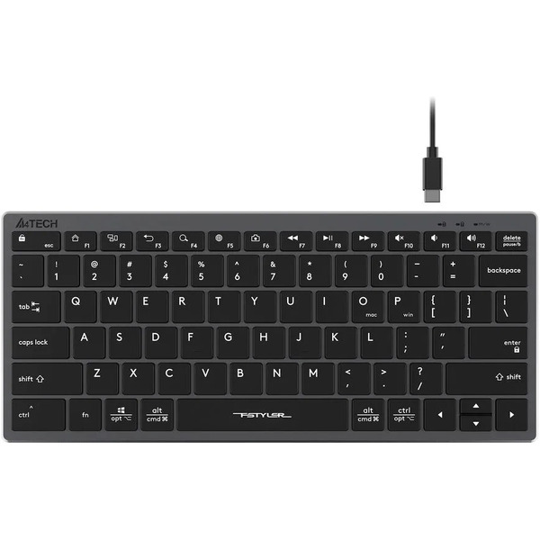 Клавиатура A4Tech Fstyler FX51 (серый/черный)