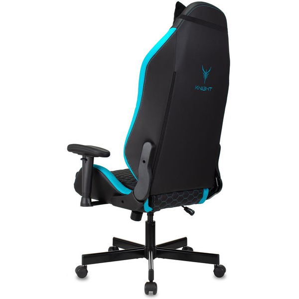 Кресло игровое Knight Neon (1717271) черный/голубой