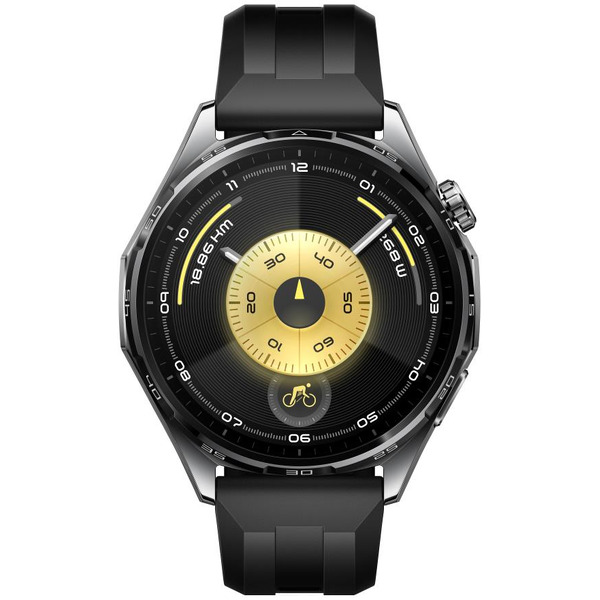 Смарт-часы HUAWEI Watch GT 6 46mm (ATM-B19) черный, с черным ремешком из фторэластомера