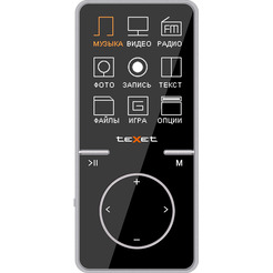 Mp3-плеер TEXET T-47 8 ГБ черный