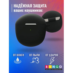 Чехол Bingo Silicone для REALME Buds Air 2 (черный)