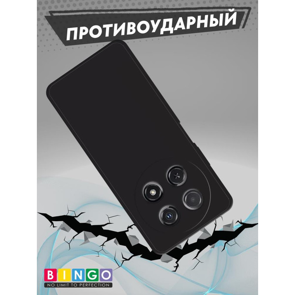 Бампер Bingo Liquid TPU для HUAWEI nova 12i/Enjoy 70 Pro Черный