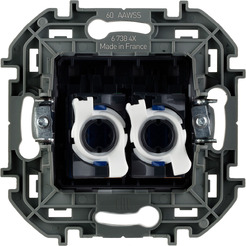 Розетка Legrand 673843 Inspiria (антрацит)